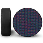 DNA Helix Pattern Print Tire Cover