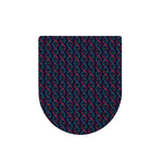DNA Helix Pattern Print Toilet Lid Cover