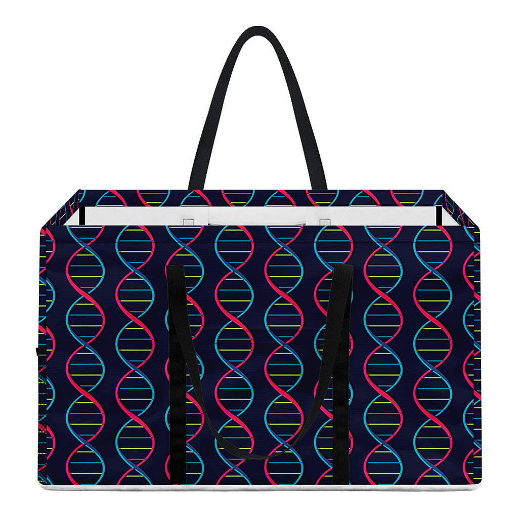DNA Helix Pattern Print Utility Tote Bag
