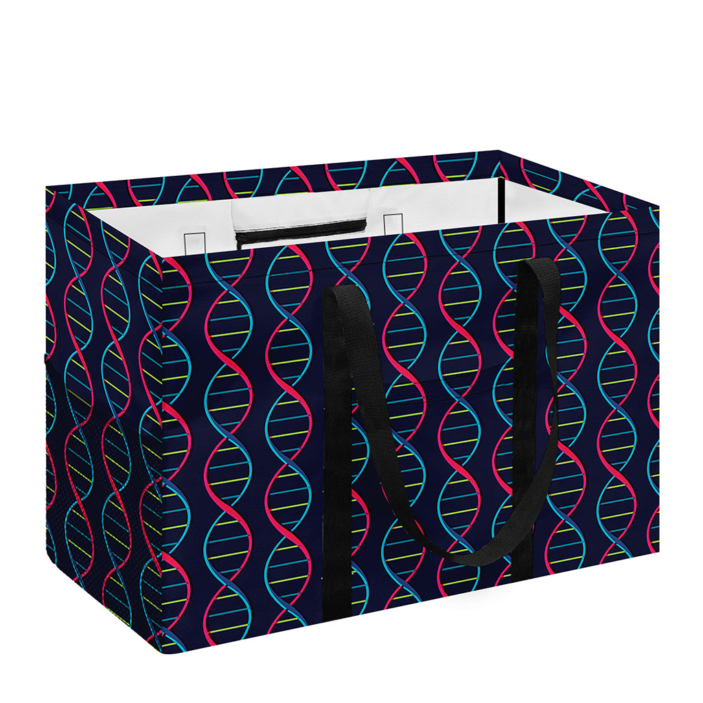 DNA Helix Pattern Print Utility Tote Bag