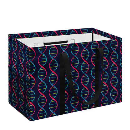 DNA Helix Pattern Print Utility Tote Bag