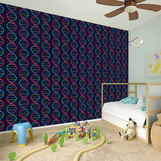 DNA Helix Pattern Print Wall Sticker