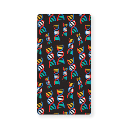 DNA Strands Pattern Print Baby Crib Sheet