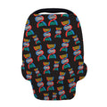 DNA Strands Pattern Print Baby Seat Cover