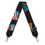DNA Strands Pattern Print Bag Strap