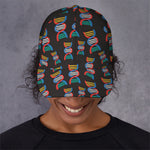 DNA Strands Pattern Print Baseball Cap