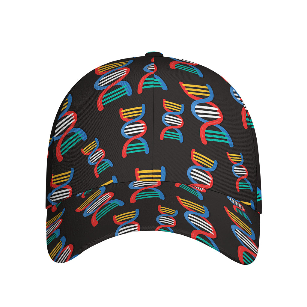 DNA Strands Pattern Print Baseball Cap
