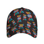 DNA Strands Pattern Print Baseball Cap