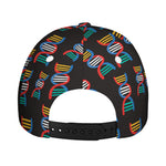 DNA Strands Pattern Print Baseball Cap