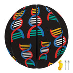 DNA Strands Pattern Print Basketball