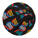 DNA Strands Pattern Print Basketball
