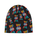 DNA Strands Pattern Print Beanie