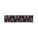 DNA Strands Pattern Print Bed Runner