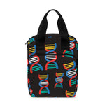 DNA Strands Pattern Print Bible Tote Bag