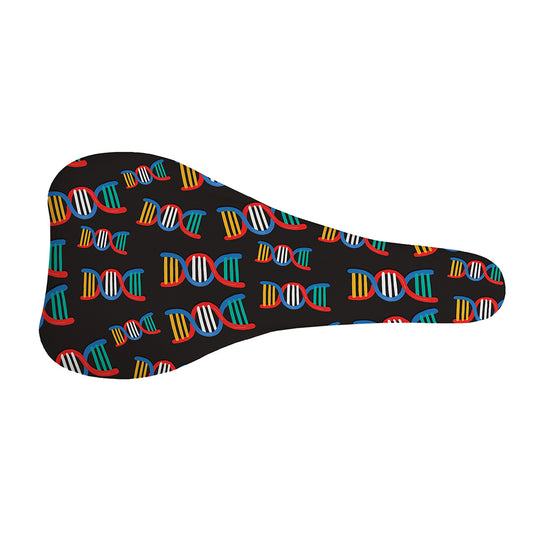 DNA Strands Pattern Print Bicycle Seat Cover