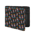 DNA Strands Pattern Print Bifold Wallet