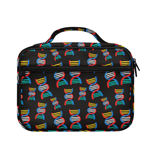 DNA Strands Pattern Print Briefcase Bible Bag