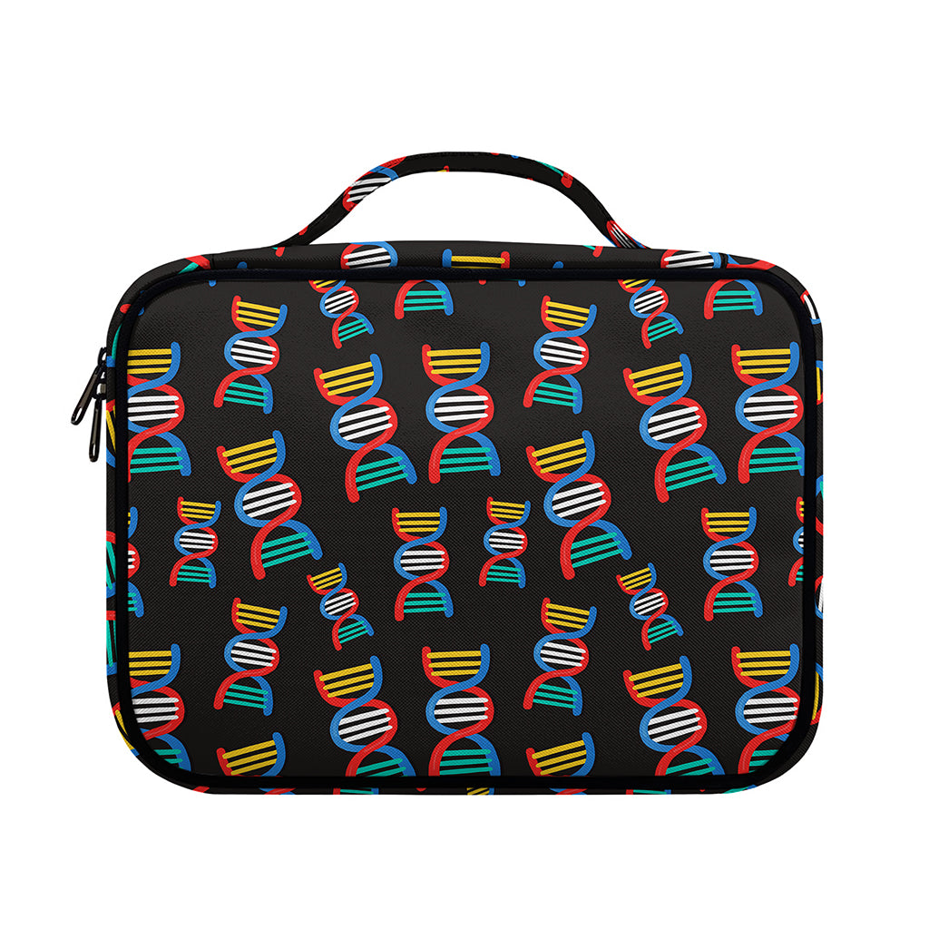 DNA Strands Pattern Print Briefcase Bible Bag