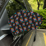 DNA Strands Pattern Print Car Side Mirror Covers