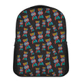 DNA Strands Pattern Print Casual Backpack