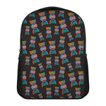 DNA Strands Pattern Print Casual Backpack