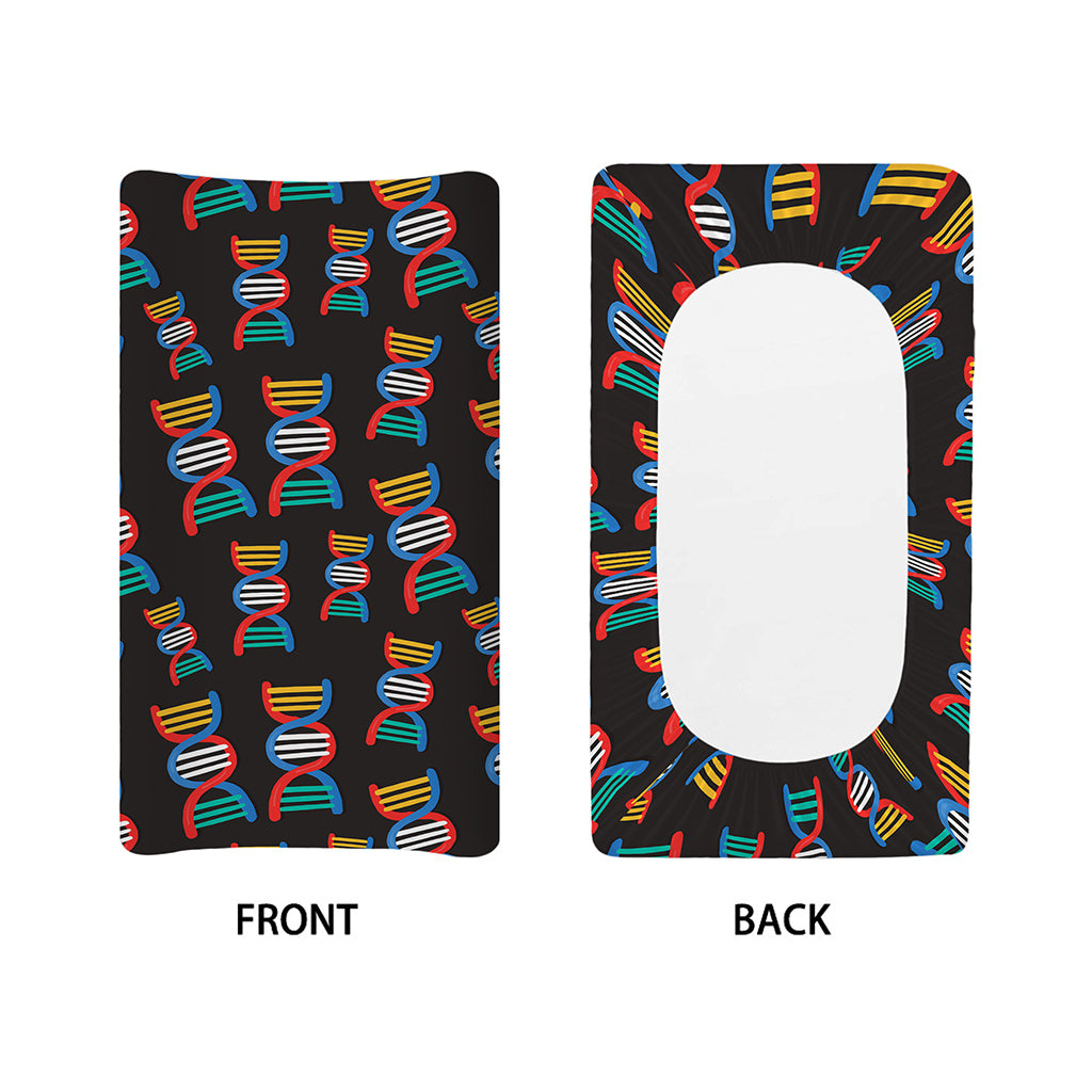 DNA Strands Pattern Print Changing Pad Cover