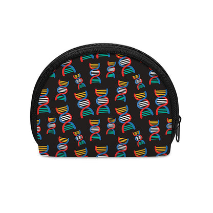 DNA Strands Pattern Print Coin Purse