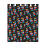 DNA Strands Pattern Print Curtain