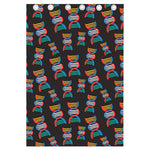 DNA Strands Pattern Print Curtain