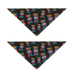DNA Strands Pattern Print Dog Bandana