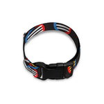 DNA Strands Pattern Print Dog Collar