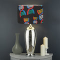 DNA Strands Pattern Print Drum Lamp Shade
