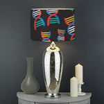 DNA Strands Pattern Print Drum Lamp Shade