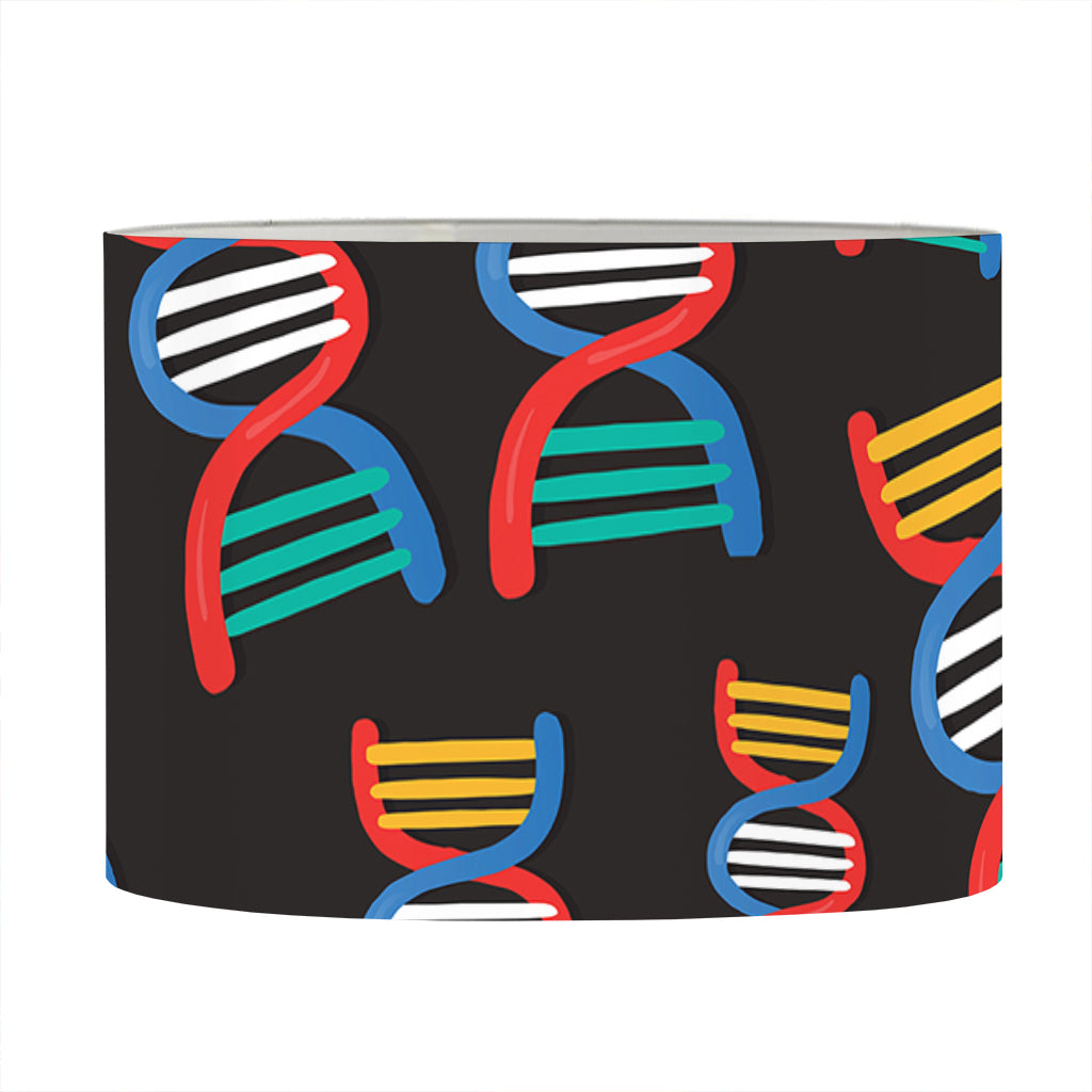 DNA Strands Pattern Print Drum Lamp Shade