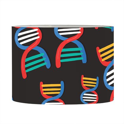 DNA Strands Pattern Print Drum Lamp Shade