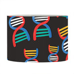DNA Strands Pattern Print Drum Lamp Shade