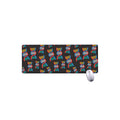 DNA Strands Pattern Print Extended Mouse Pad