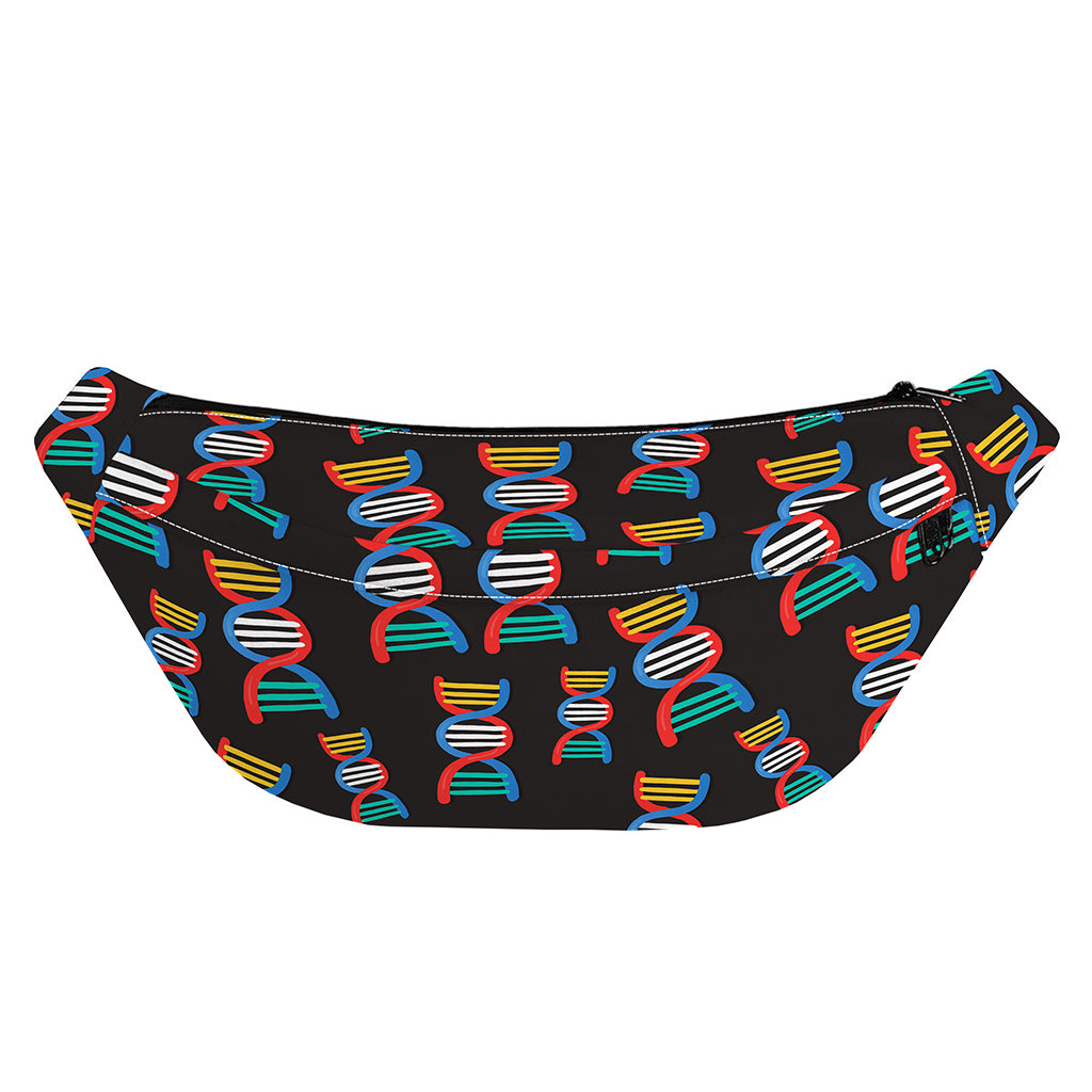 DNA Strands Pattern Print Fanny Pack