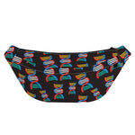 DNA Strands Pattern Print Fanny Pack