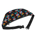 DNA Strands Pattern Print Fanny Pack