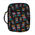 DNA Strands Pattern Print Front Pocket Bible Bag