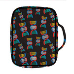 DNA Strands Pattern Print Front Pocket Bible Bag