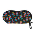 DNA Strands Pattern Print Glasses Case