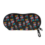 DNA Strands Pattern Print Glasses Case