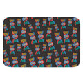 DNA Strands Pattern Print Indoor Door Mat