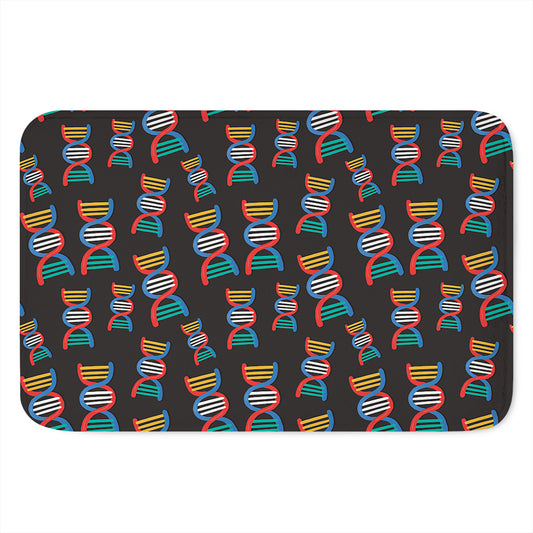 DNA Strands Pattern Print Indoor Door Mat