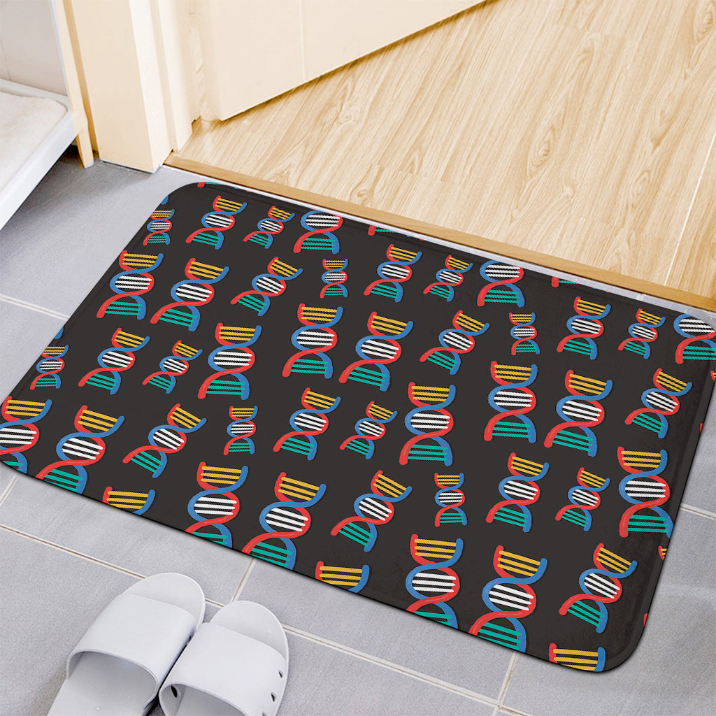 DNA Strands Pattern Print Indoor Door Mat