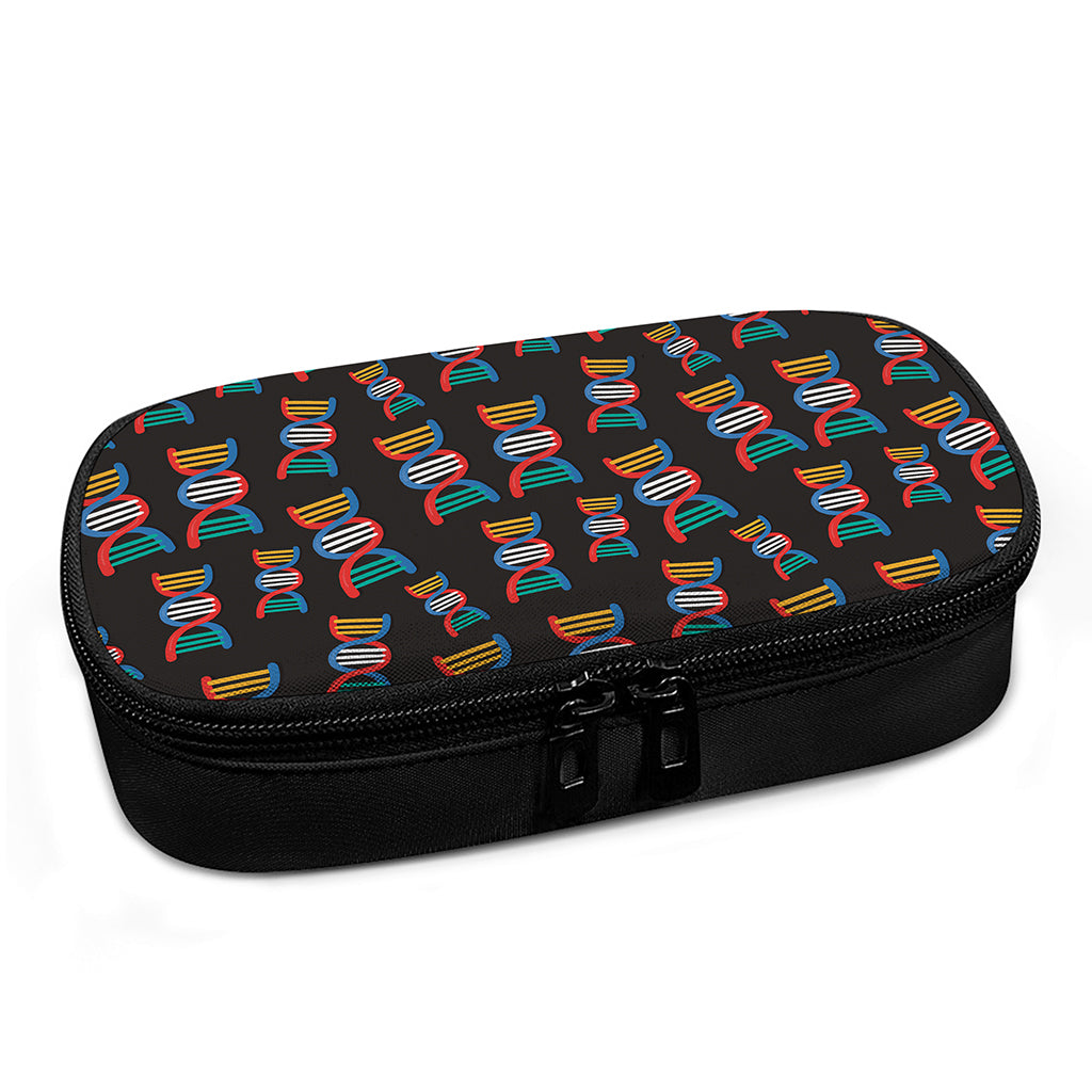 DNA Strands Pattern Print Insulin Cooler Travel Case