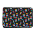 DNA Strands Pattern Print Kitchen Mat