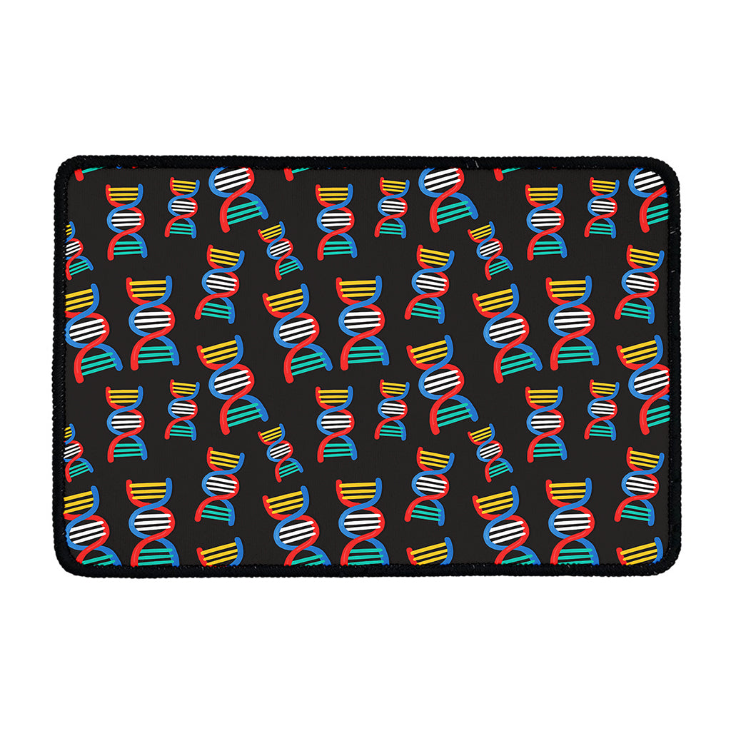 DNA Strands Pattern Print Kitchen Mat